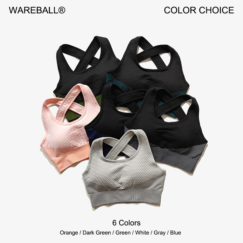 Running Belt - WAREBALL 6 renkler Yoga spor sütyeni