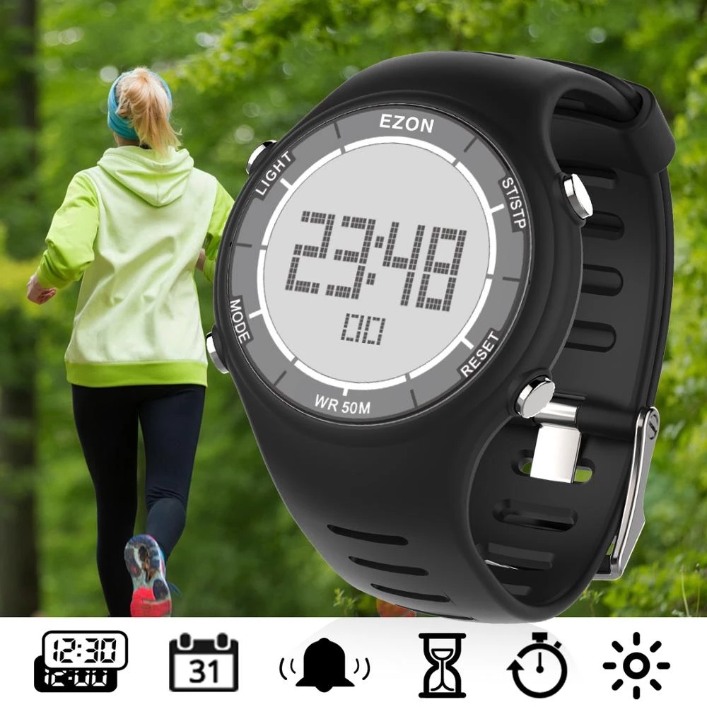 Running Watch - EZON Yeni Moda Kadın Dijital Spor