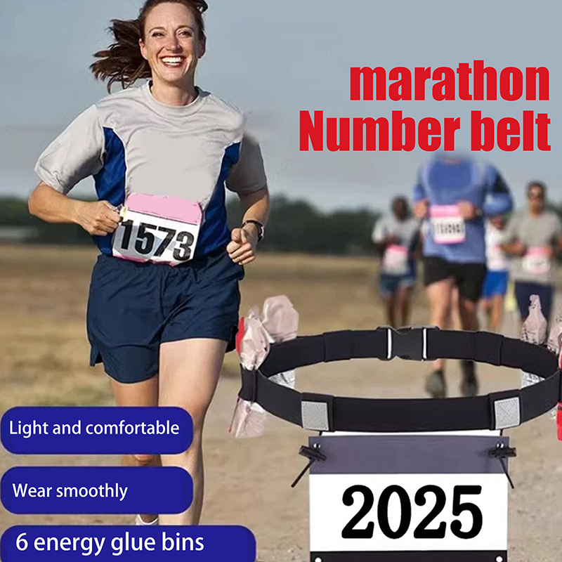Running Belt - Koşu Yarış Numarası Kemer Bel Paketi