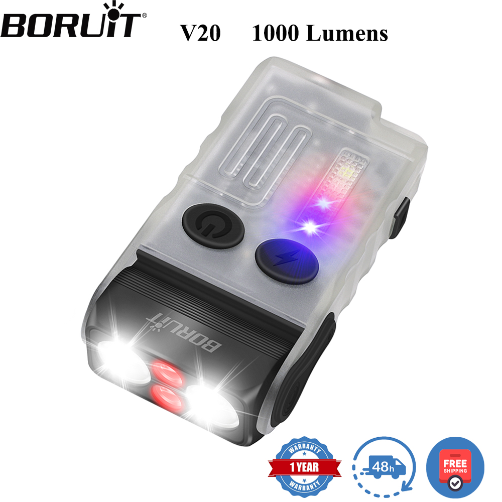 Running Headlamp - BORUiT V20 Floresan Zil Sesi EDC