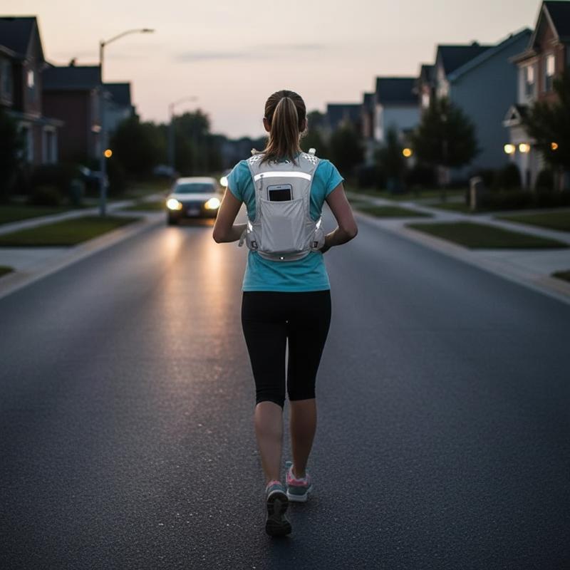 Hydration Vest - Geceleri Güvenli Koşu ve Yürüyüşler İçin