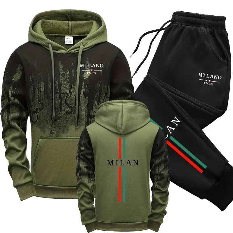 Joggers Pants - Sonbahar Kış Eşofman Takımı İtalya Modası