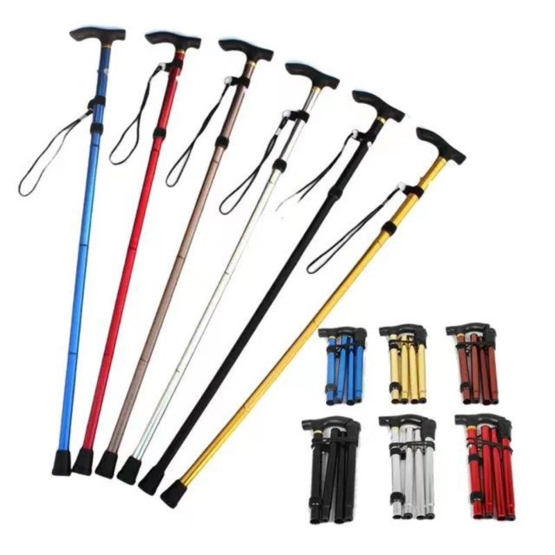Trekking Pole Carbon - Çok fonksiyonlu baston, teleskopik katlanır bastonlar,