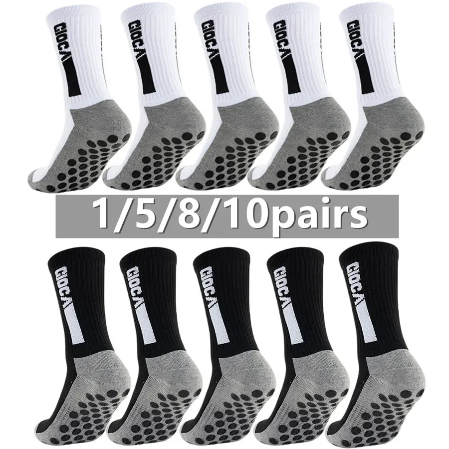 Sports Socks - 1/5/8/10 çift erkek kadın Unisex kaymaz