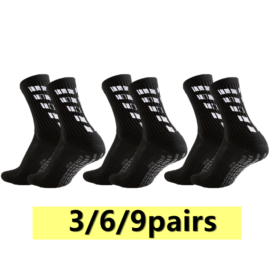 Sports Socks - 3/6/9 çift erkek kadın kaymaz kavramalı
