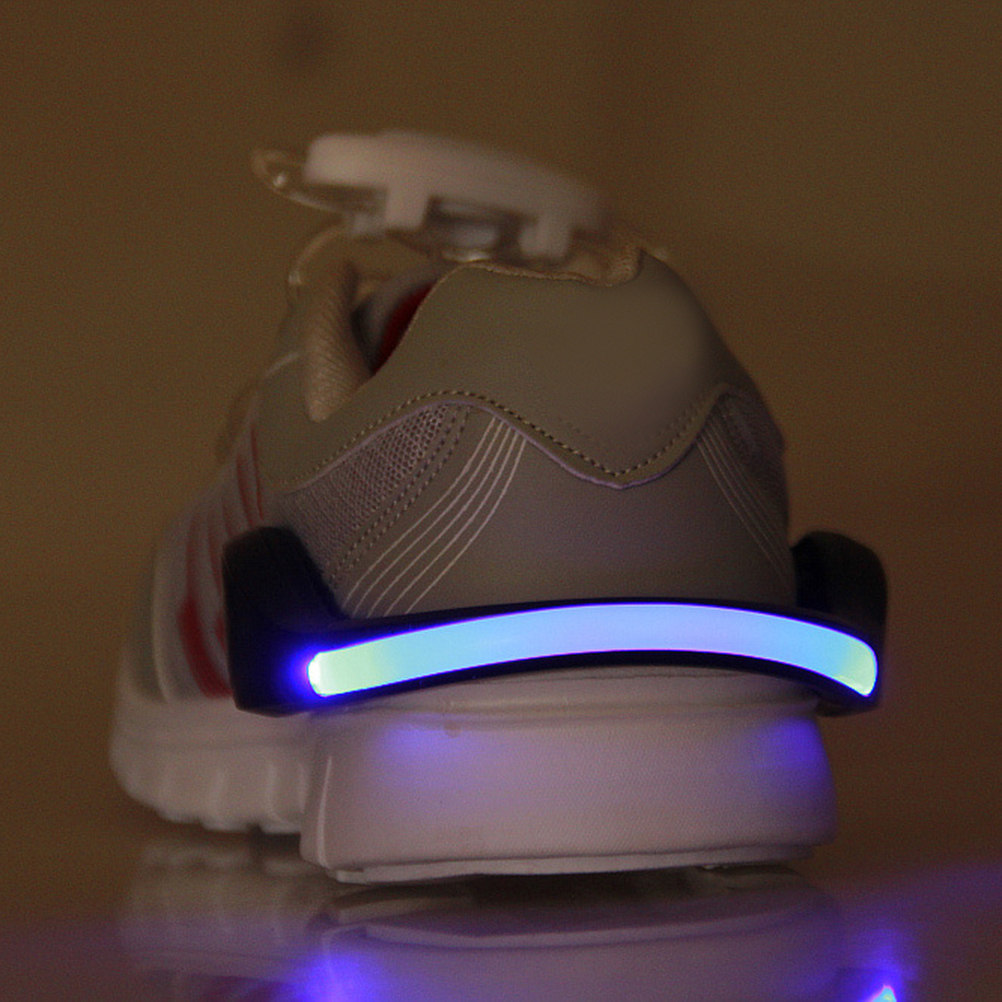 Running Visibility Gear - 2 Adet LED Ayakkabı Klipsi Işık,