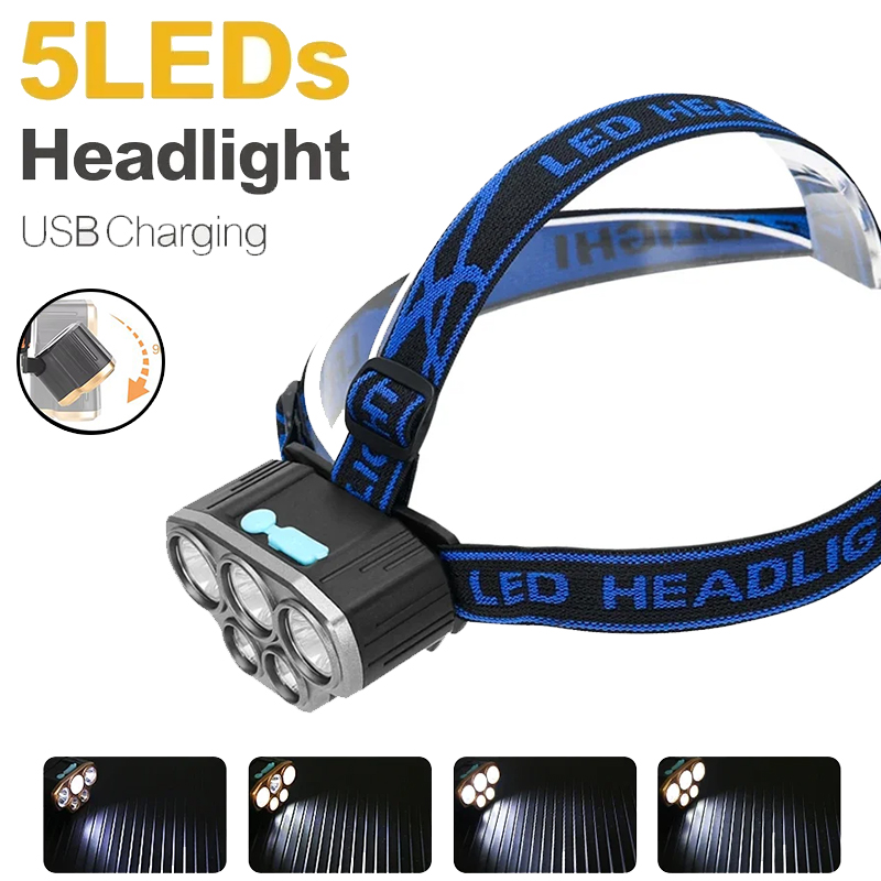 Şarj edilebilir 5 LED Far Ultr - Running Headlamp incelemesi ve fiyatı