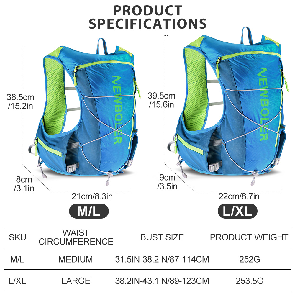 NEWBOLER Koşu Nemlendirici Yel - Hydration Vest incelemesi ve fiyatı