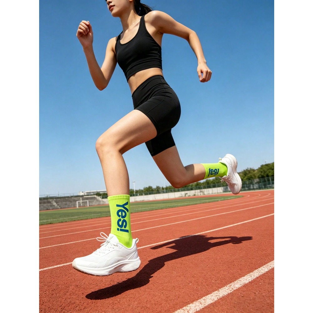 1/4 Çift Floresan Harf Desenli - Sports Socks incelemesi ve fiyatı