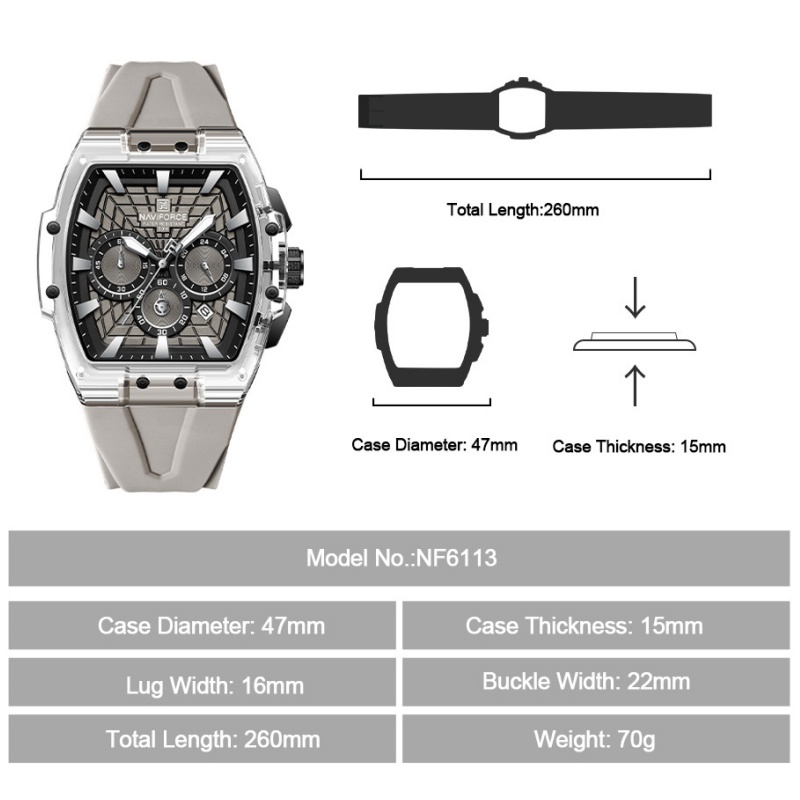NAVIFORCE Erkek 5ATM Su Geçirm - Running Watch incelemesi ve fiyatı