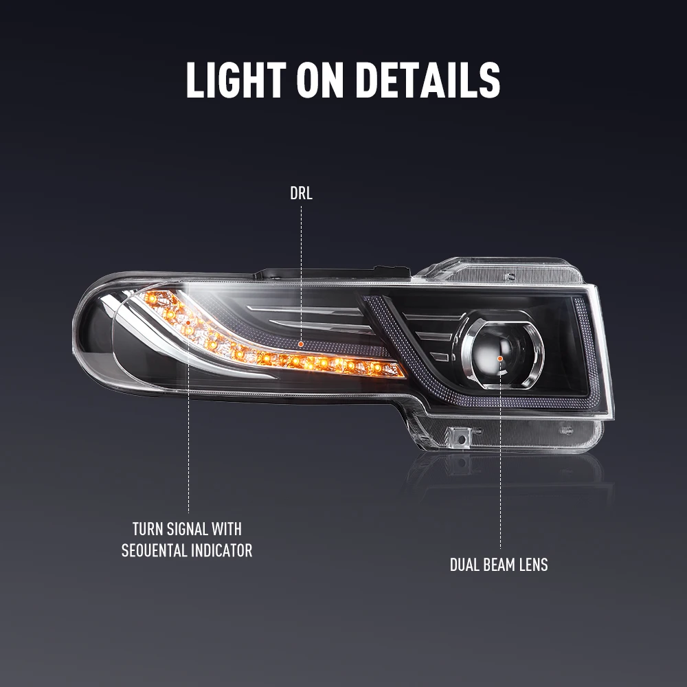 2 adet araba Styling kafa lamb - Running Headlamp incelemesi ve fiyatı