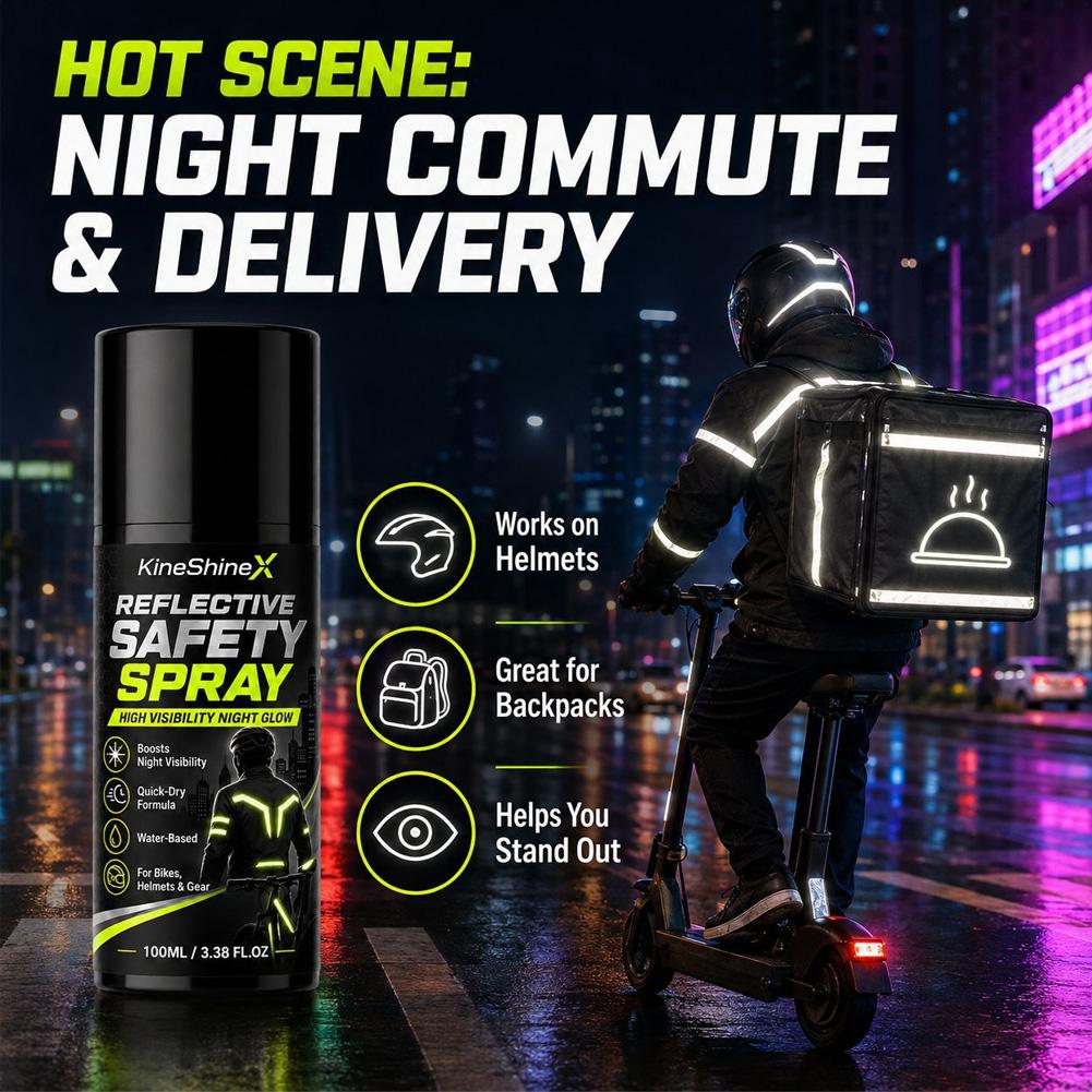 Gece Yansıtıcı Güvenlik Spreyi - Running Visibility Gear incelemesi ve fiyatı