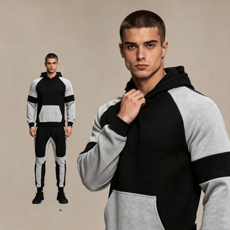 Erkekler İçin Renk Bloklu Kapü - Joggers Pants incelemesi ve fiyatı