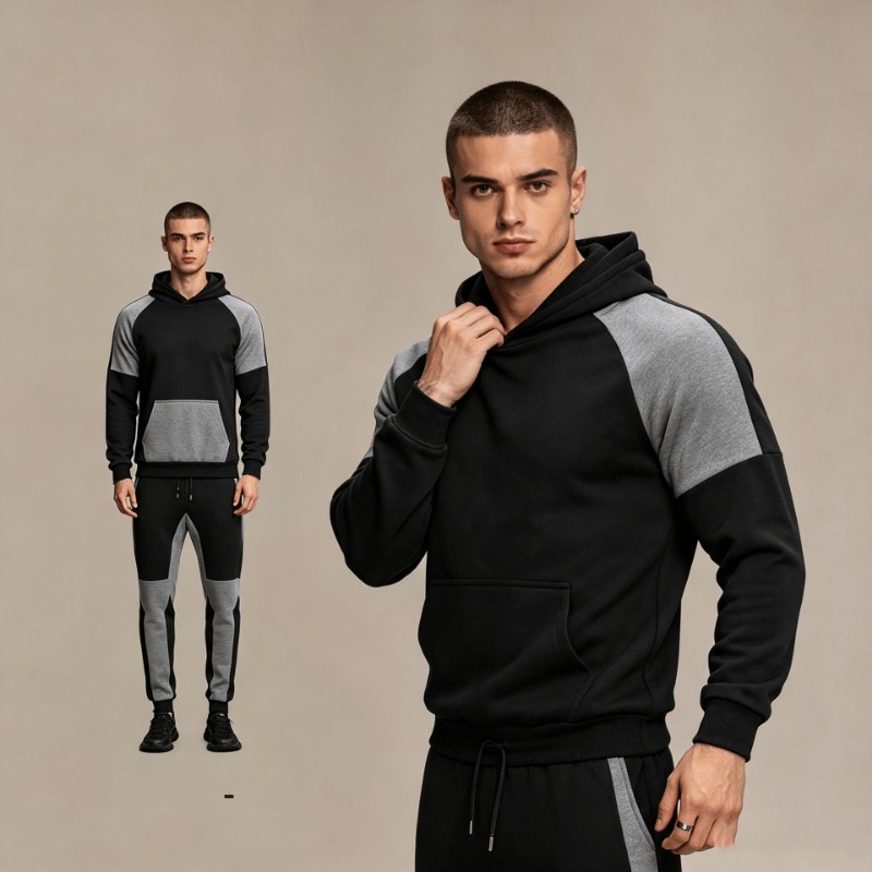 Erkekler İçin Renk Bloklu Kapü - Joggers Pants incelemesi ve fiyatı
