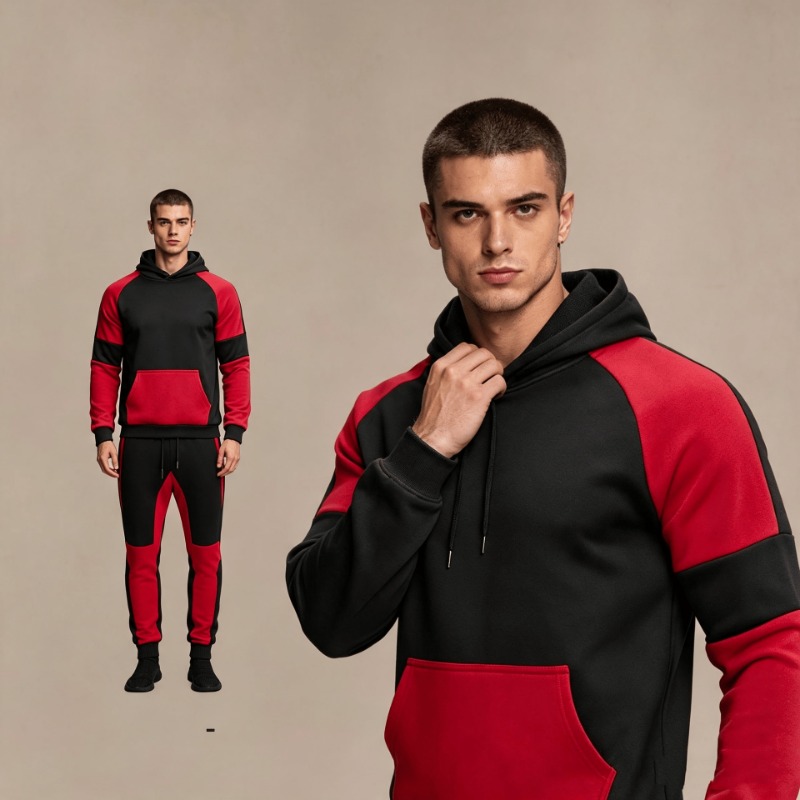 Erkekler İçin Renk Bloklu Kapü - Joggers Pants incelemesi ve fiyatı